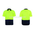 AS / NZS alta calidad workwear poliéster tela trabajo hola camisa vis